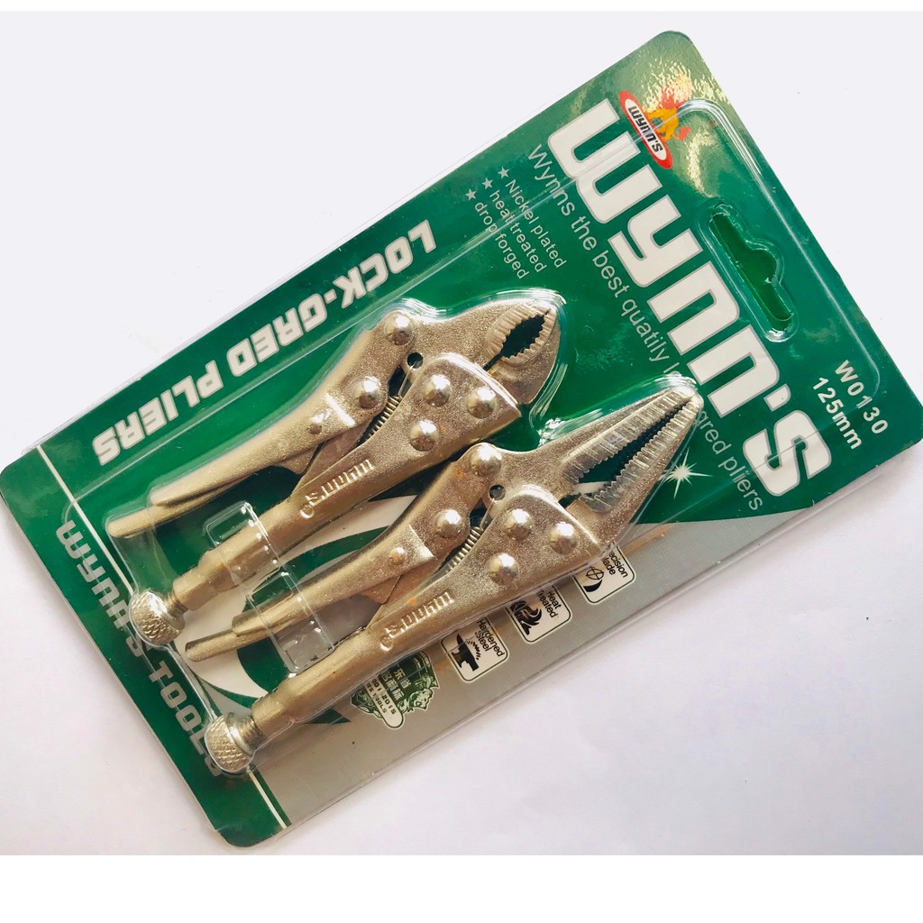 Bộ 2 Cái Kềm Bấm Chết 125mm Wynn'S (Chính Hãng W0130)