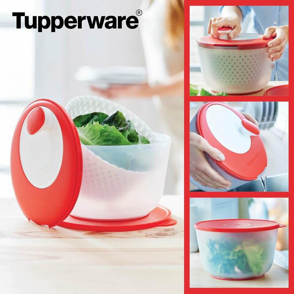 Dụng cụ quay rau Tupperware Spinning Chef 3.9L