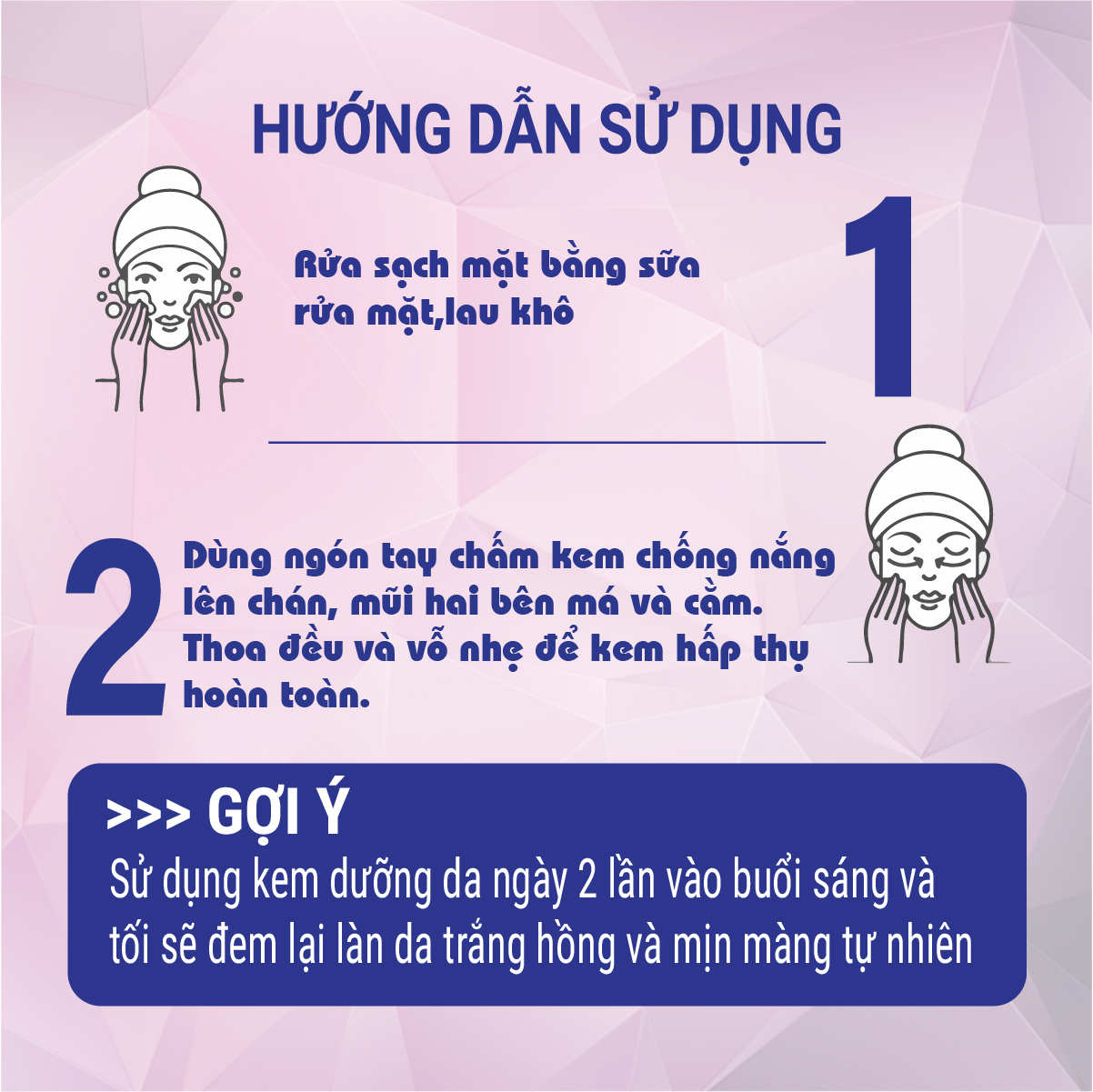 Kem Chống Nắng Da Mặt SPF 50+/PA+++ Luxury CyDo 16Gram