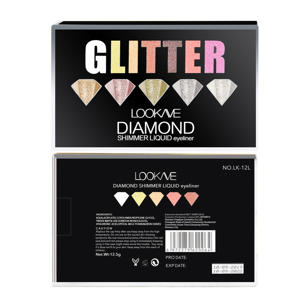 [KẺ MẮT KIM TUYẾN GLITTER - BỘ 05 MÀU