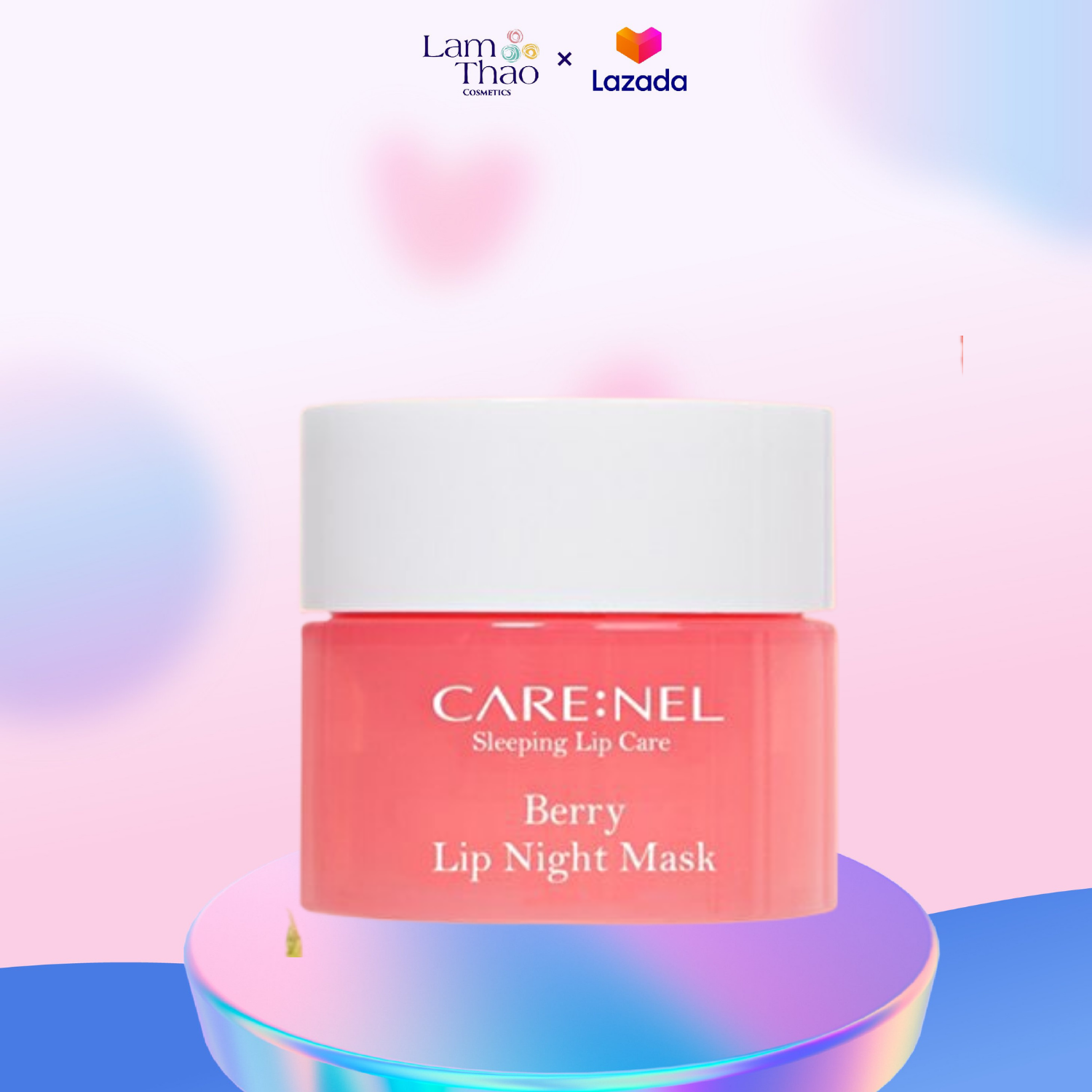 Mặt Nạ Ngủ Cho Môi Chiết Xuất Quả Mọng Care nel Berry Lip Night Mask