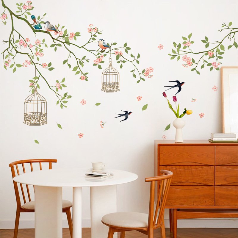 Tranh decal dán tường CHIM ÉN - Tranh dán tường