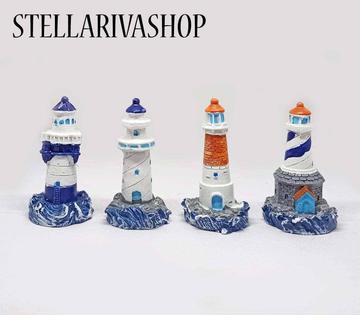 Mô hình ngọn hải đăng nhiều mẫu trang trí tiểu cảnh, thủy sinh, terrarium, chậu cây cảnh, sen đá, bánh kem, xương rồng