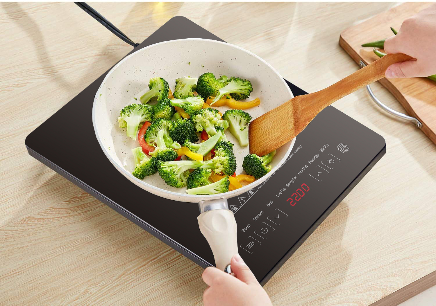Stainless steel hot pot size 28 - 30cm