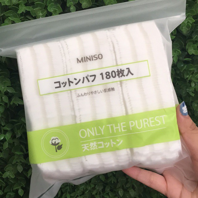 Bông Tẩy Trang Cao Cấp Miniso 180 Miếng