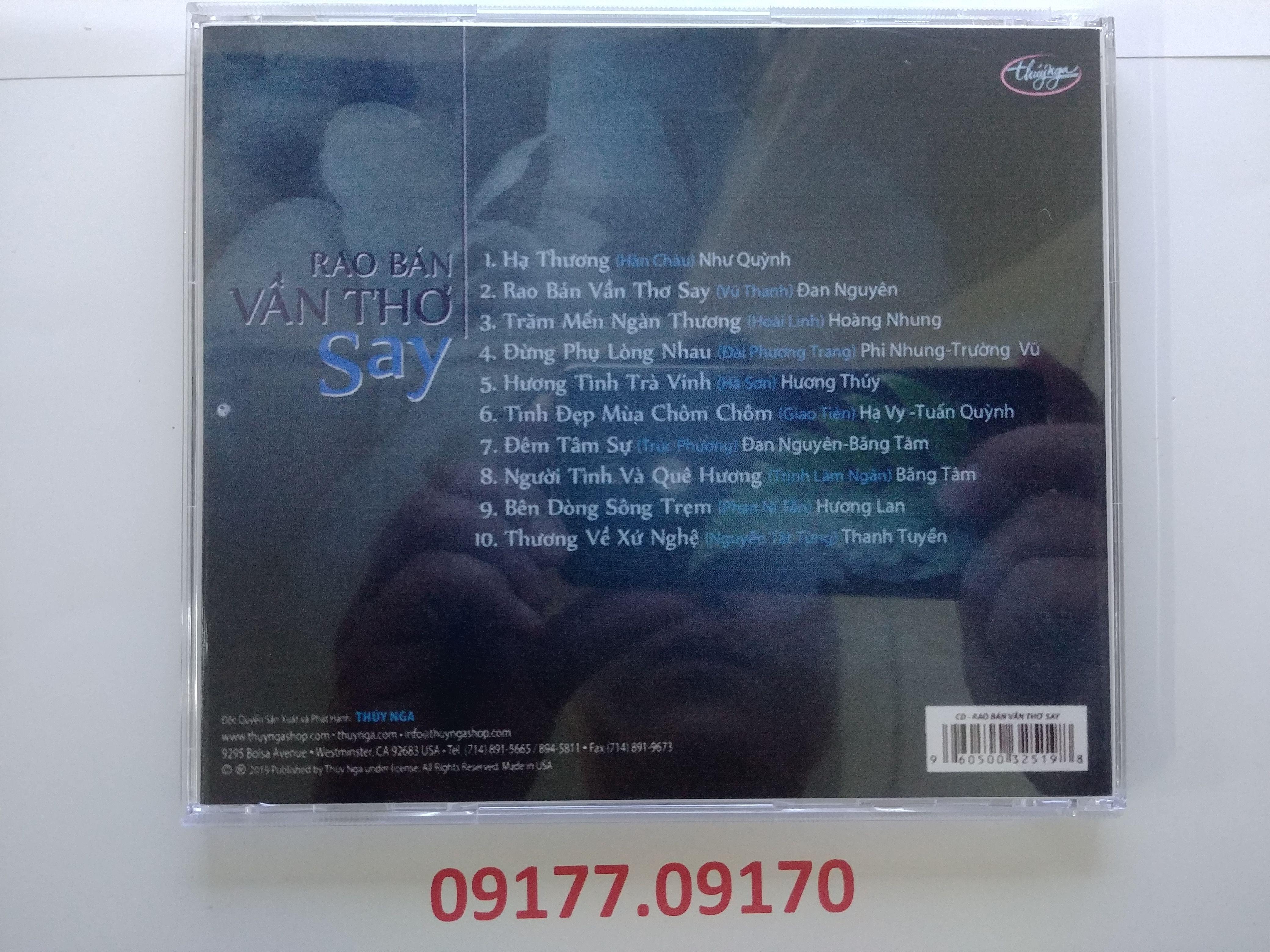 CD Rao Bán Vần Thơ Say - Thúy Nga CD605