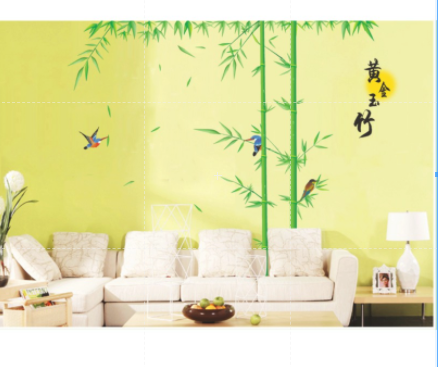 [HCM]Decal dán tường 2 cây tre