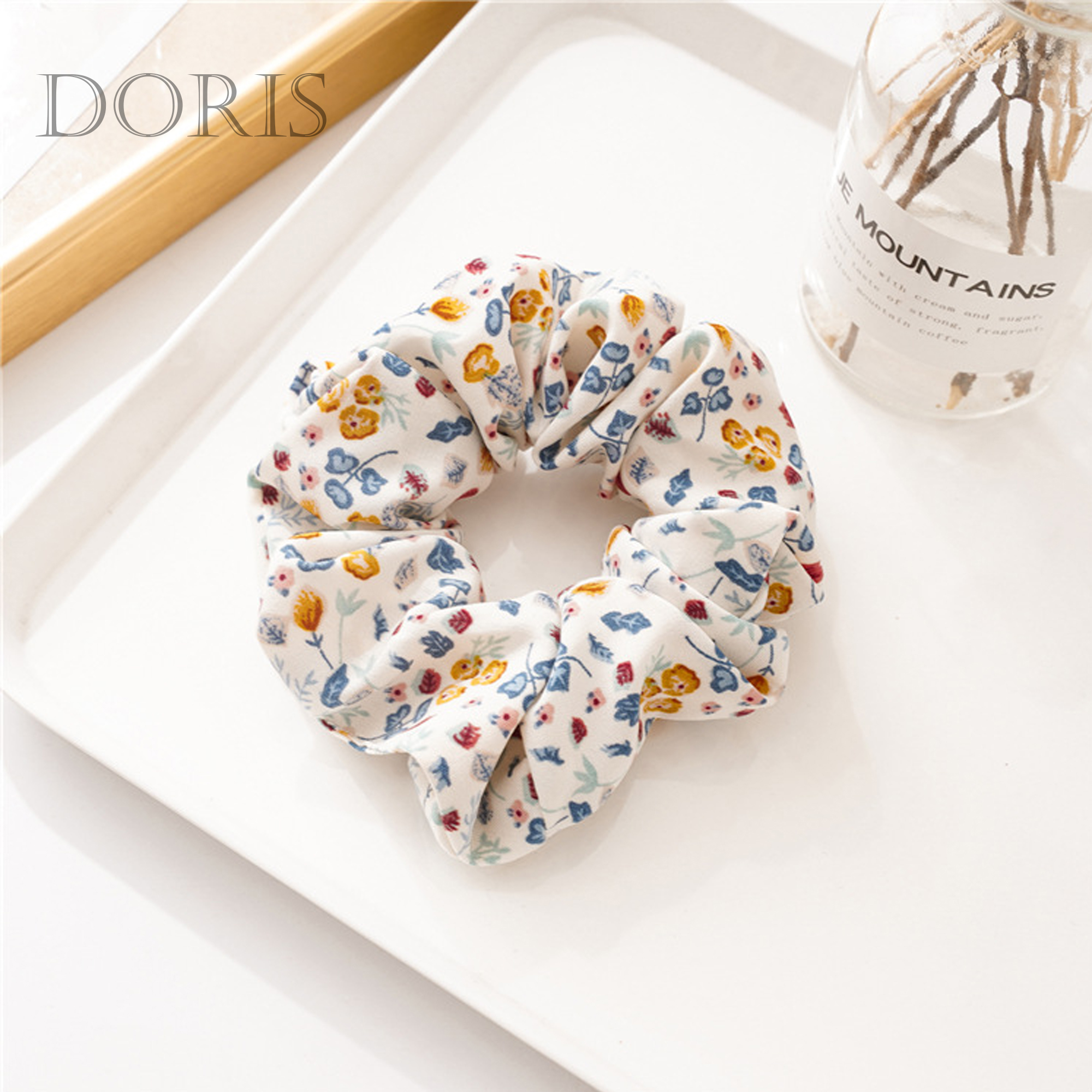 Dây cột tóc Scrunchies Hoa đáng yêu - DORIS HOUSE