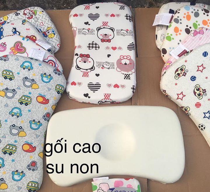 [Shopsi] Gối cao su non size lớn (Chống móp đầu cho em bé)