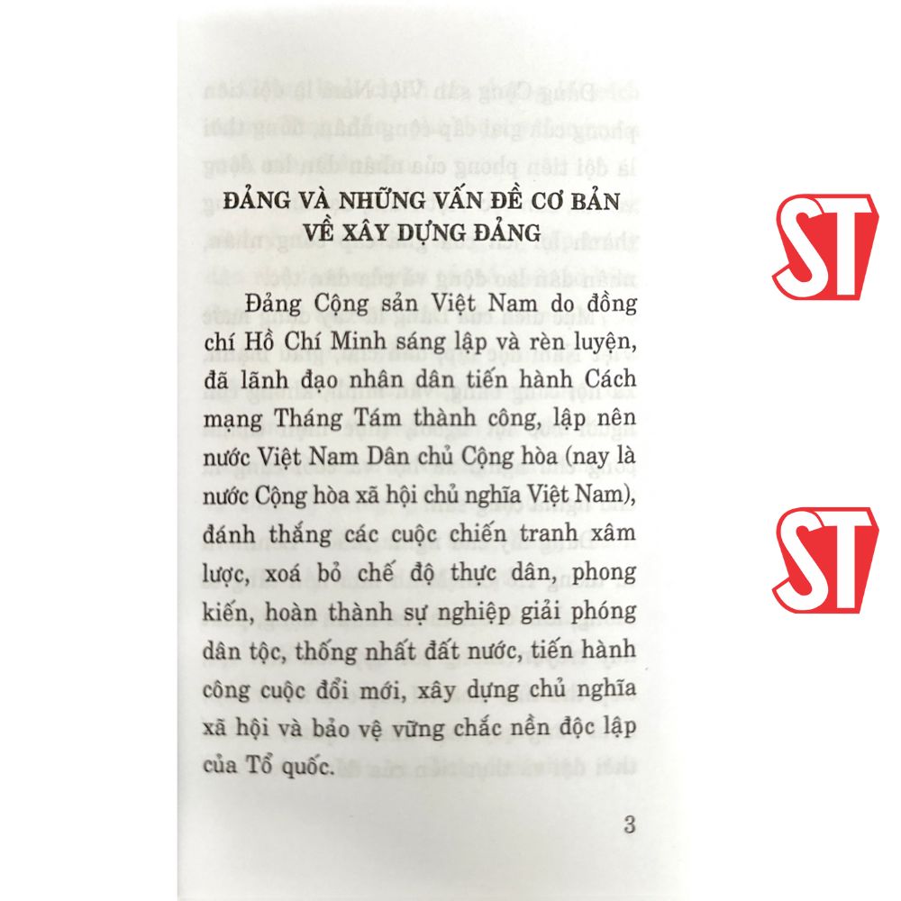 [Sách] Điều Lệ Đảng Cộng Sản Việt Nam