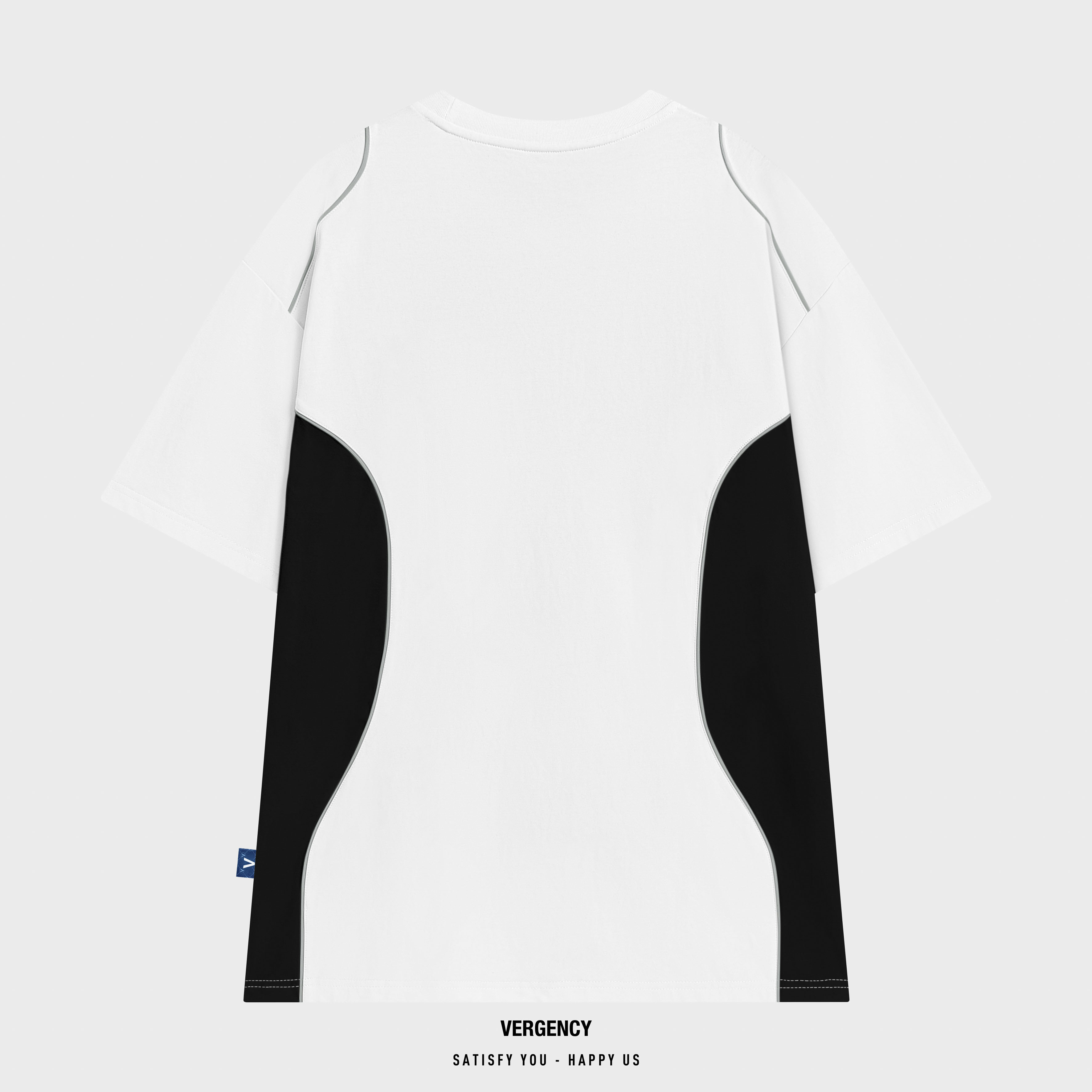 [lazsohot1 -20% đơn 99K] Áo thun Vergency nam nữ 011 BlokeCore/ Gray, white