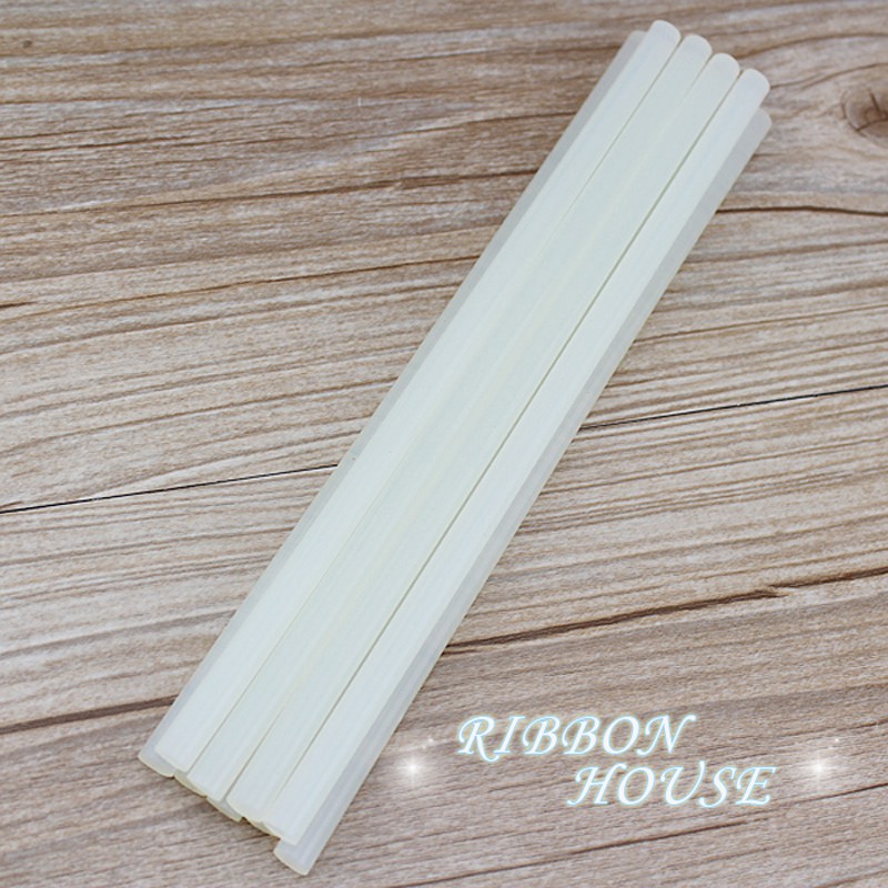10pcs/lot (7mm x200mm )/(11mmX200mm) Hot Melt Adhesive Glue Sticks Clear White
