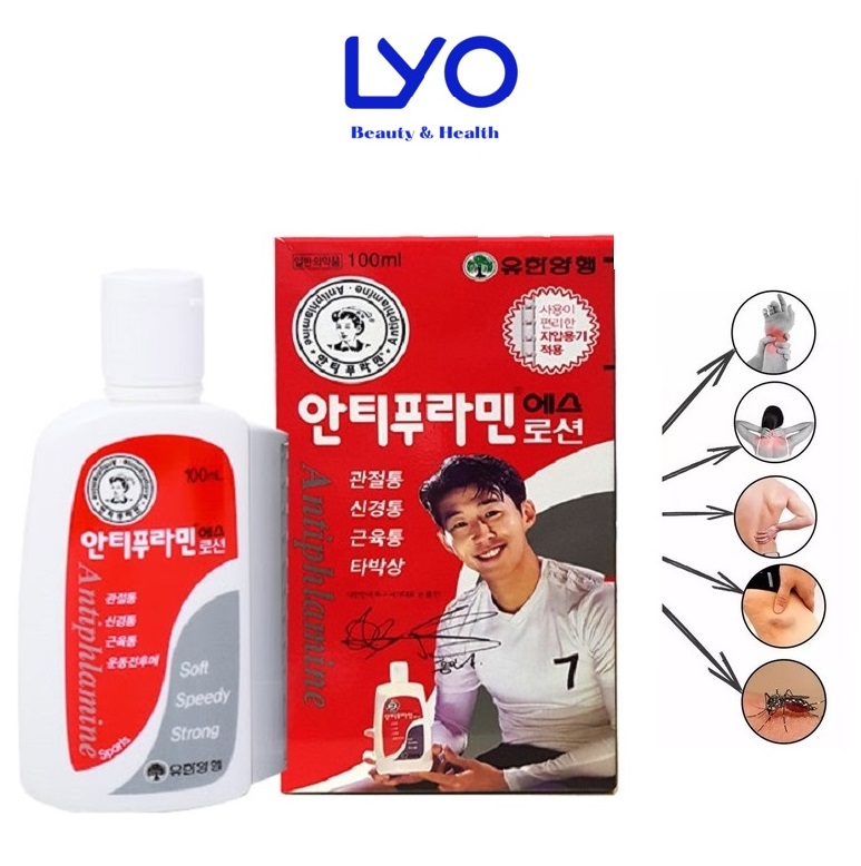 Dầu Nóng Xoa Bóp Hàn Quốc Antiphlamine 100ml Lyo.vn