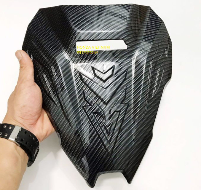 Ốp Mặt Nạ AB Airblade 2020 (125-150) Carbon- Hàng Cty