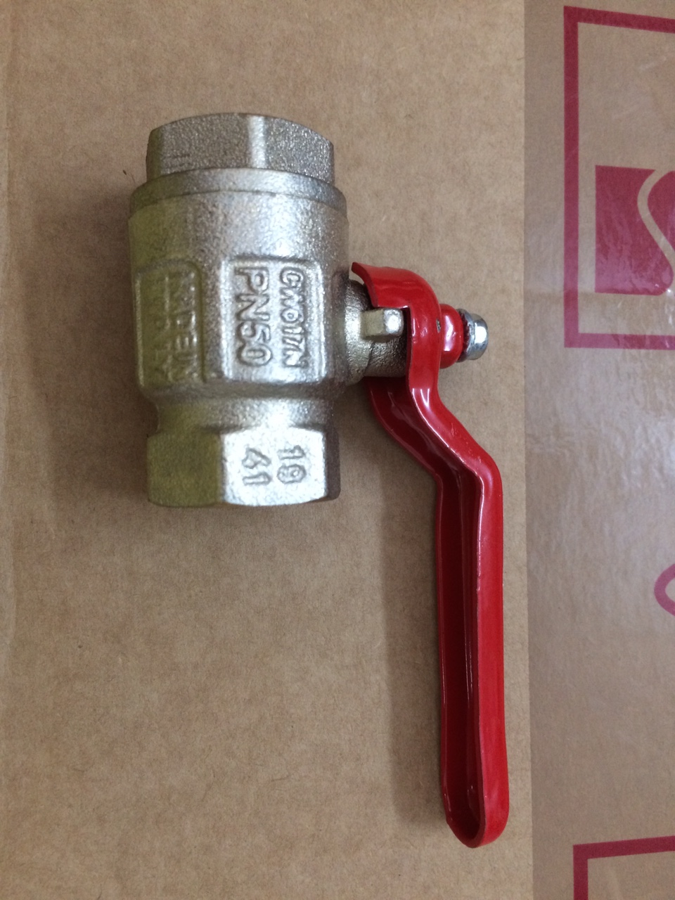 Van bi đồng ren art.090 Italy phi 13 phi 17 phi 21 áp lực 50kg