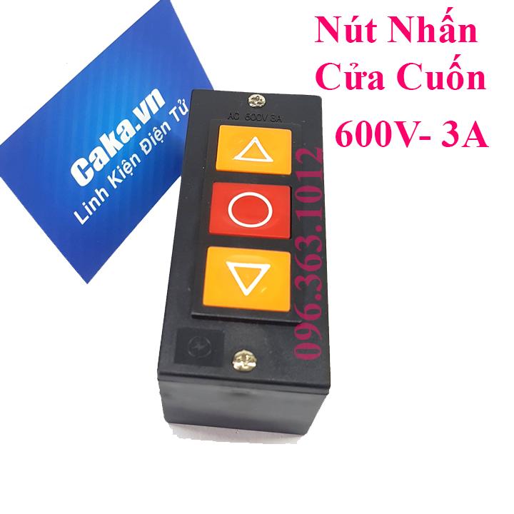 Nút nhấn cửa cuốn 3A 600V