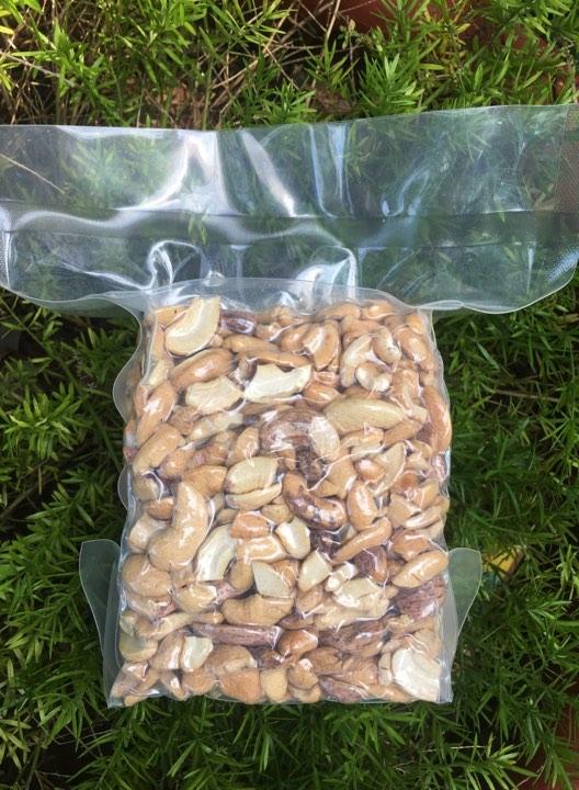 5KG HẠT ĐIỀU RANG MUỐI 500G/GÓI (HẠT BỂ/VỠ) GIÁ HẠT DẺ (CÒN VỎ LỤA)