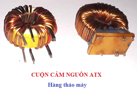 Mạch điện – 1 cuộn cảm ATX ( Mã 18 ) hàng tháo máy