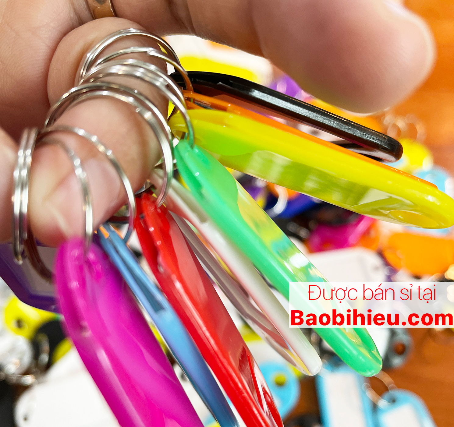 COMBO 10 bảng tên kèm móc khoá (nametag, móc ghi nhớ, móc hành lý...) 10B1249