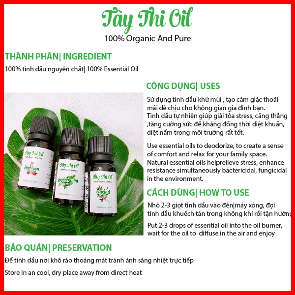 [HCM]Tinh Dầu Tràm Trà Tea Tree