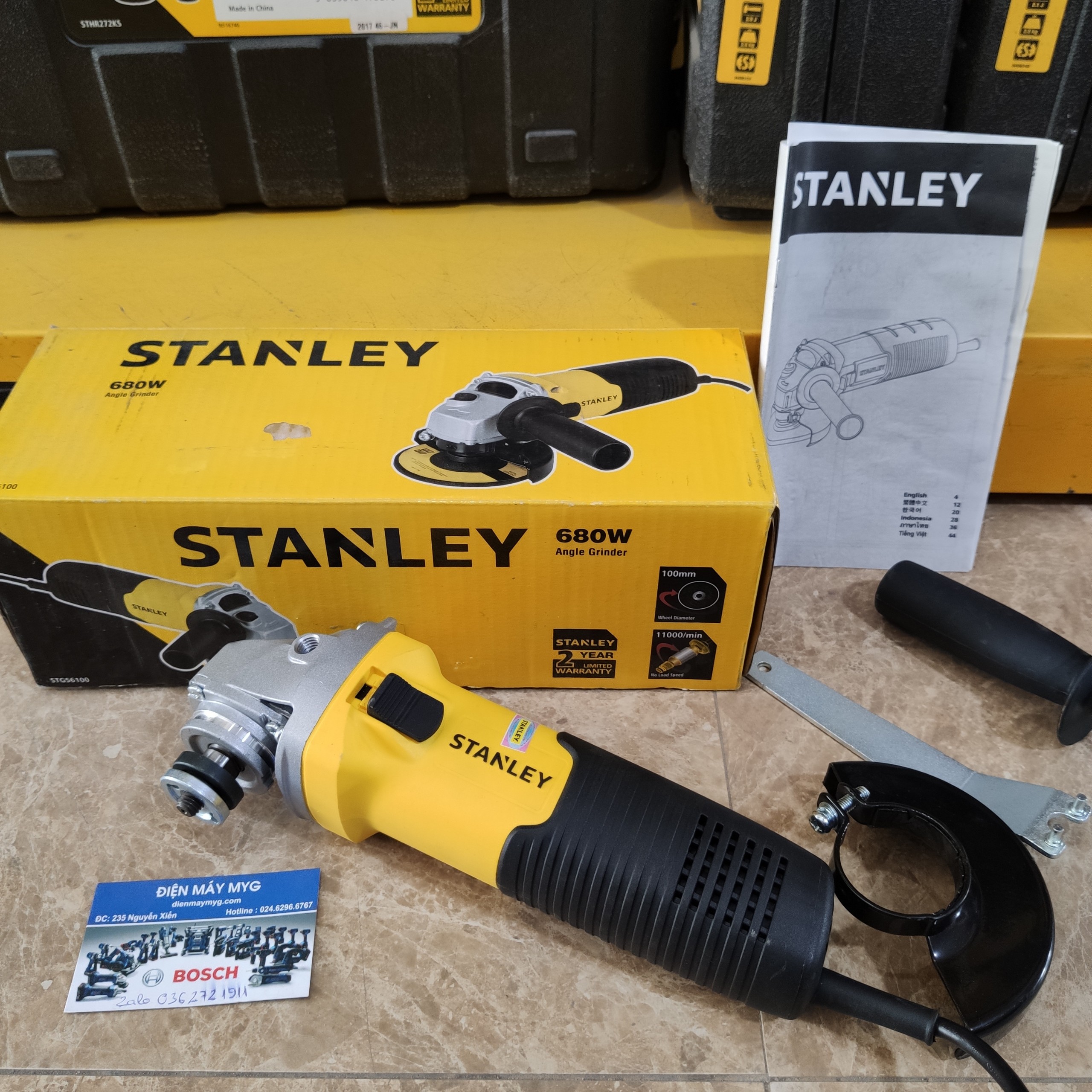 Máy mài cầm tay Stanley STGS6100