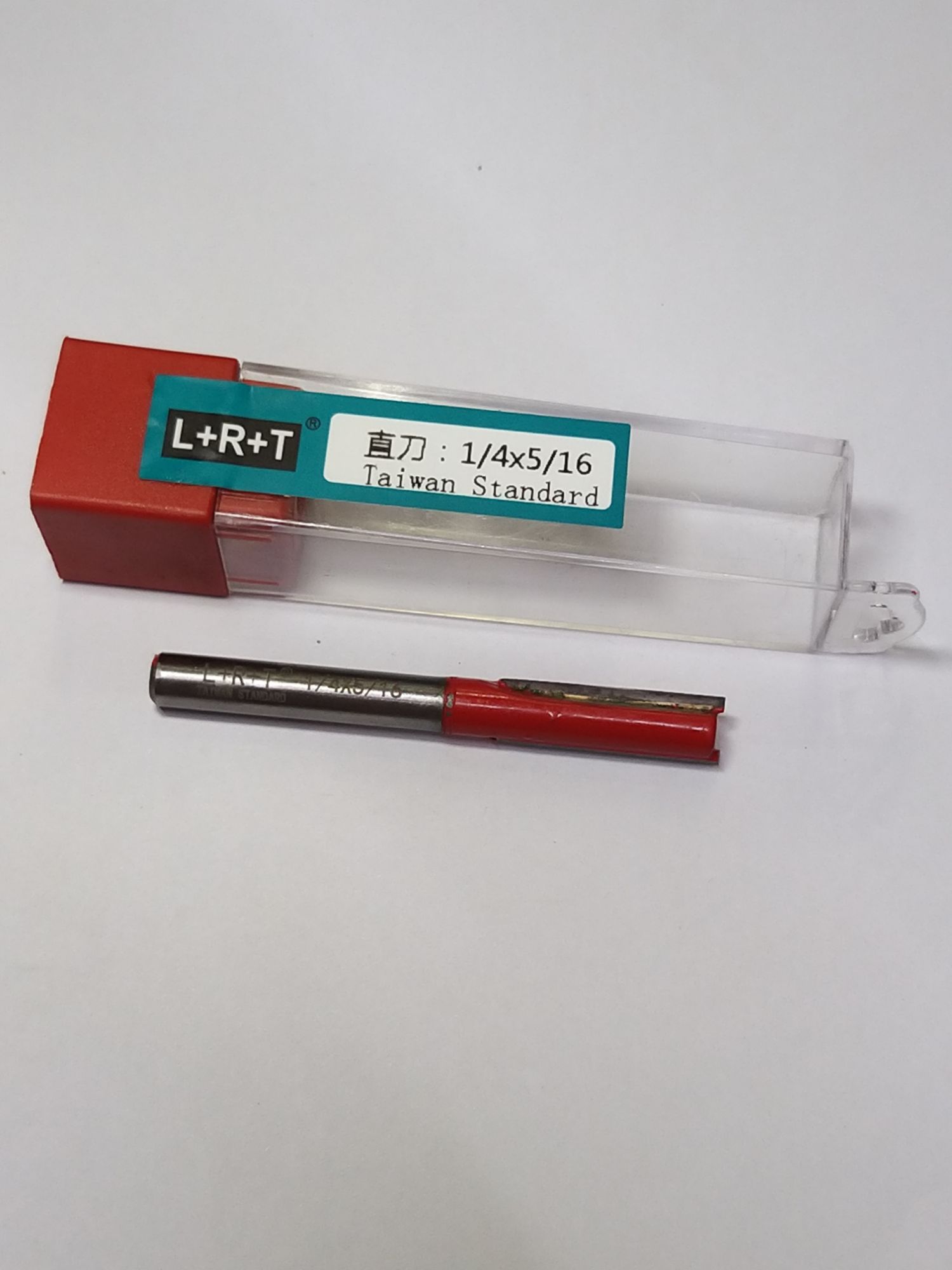 [HCM]Mũi Phay Gỗ Thẳng 1/4 x 5/16 (Đỏ)