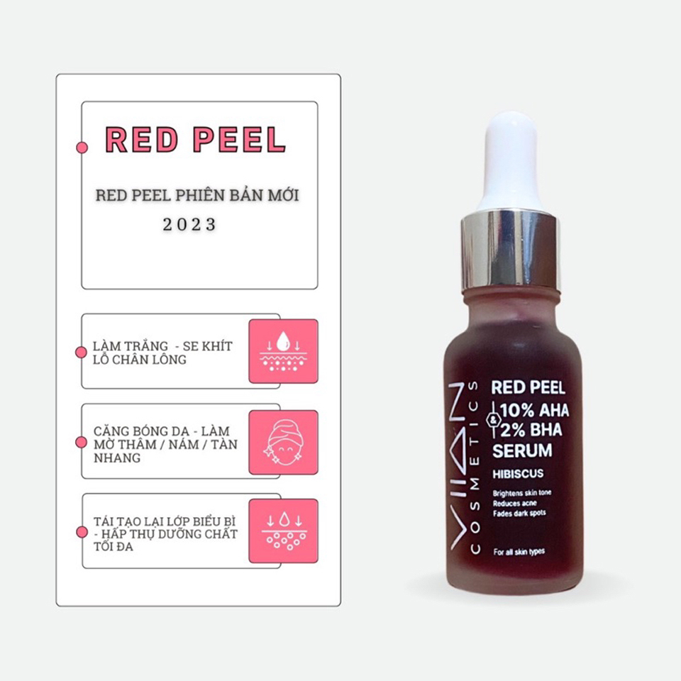 Serum Red Peel Da Viian 10%AHA & BHA 2% MP0050