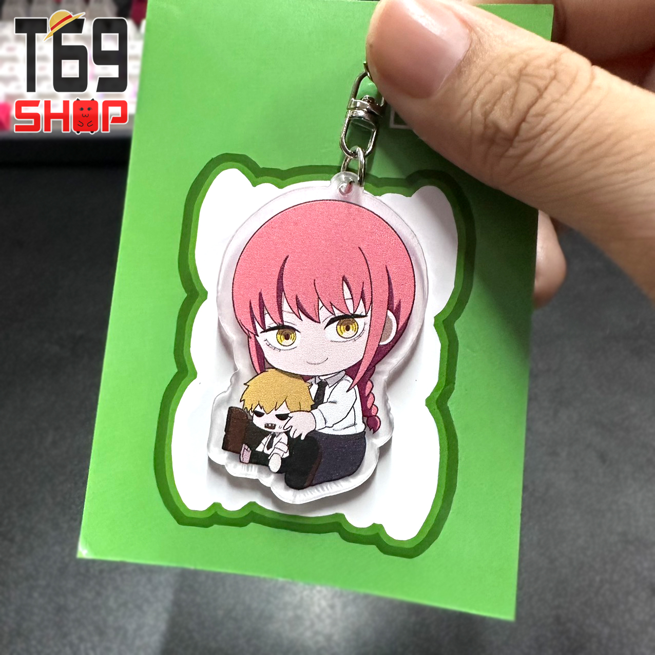 Móc khóa mica anime Chainsaw Man - Nhóm 4
