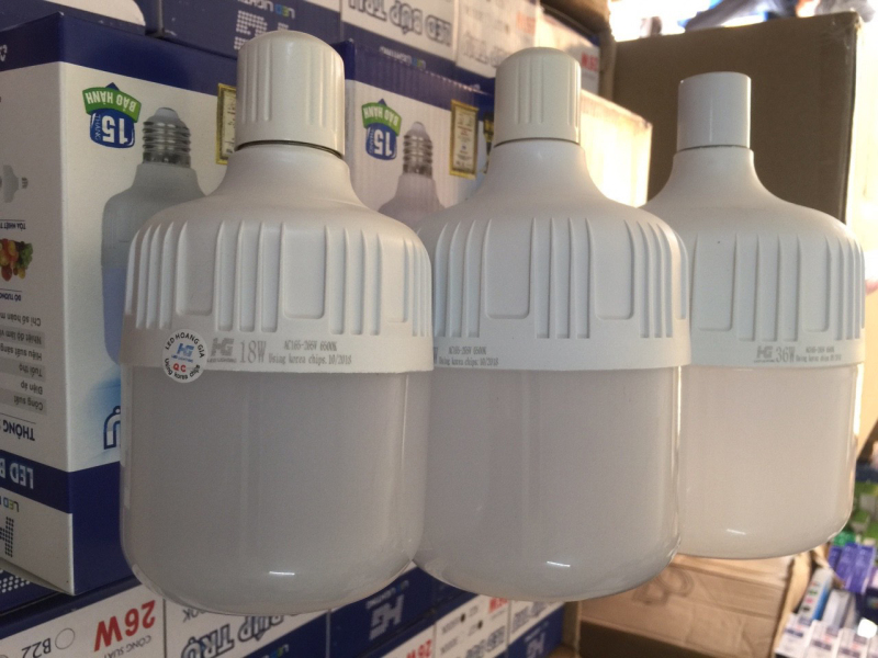 Bộ 10 Bulb trụ kín nước 26W ánh sáng trắng (chip korea)