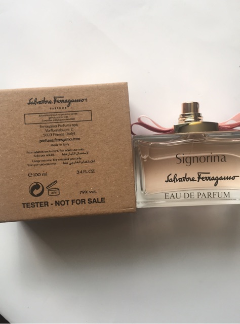 [HCM]Nước hoa signorina edp tester 100ml (sx không nắp hộp như hình)