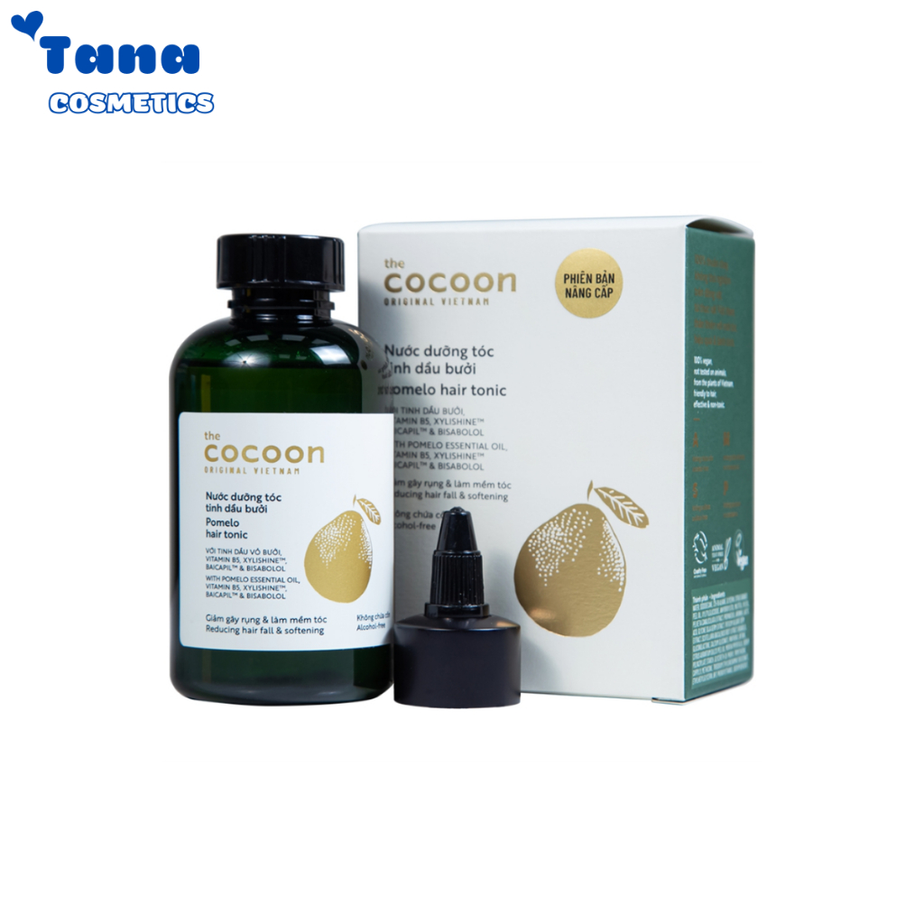 Nước dưỡng tóc tinh dầu bưởi ( pomelo hair tonic ) Cocoon 140ml thuần chay