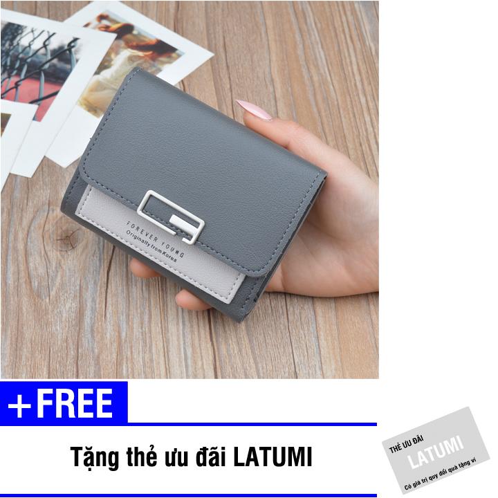 Ví cầm tay nữ da PU thời trang Latumi S3721 (Nhiều màu) + Tặng kèm thẻ ưu đãi Latumi