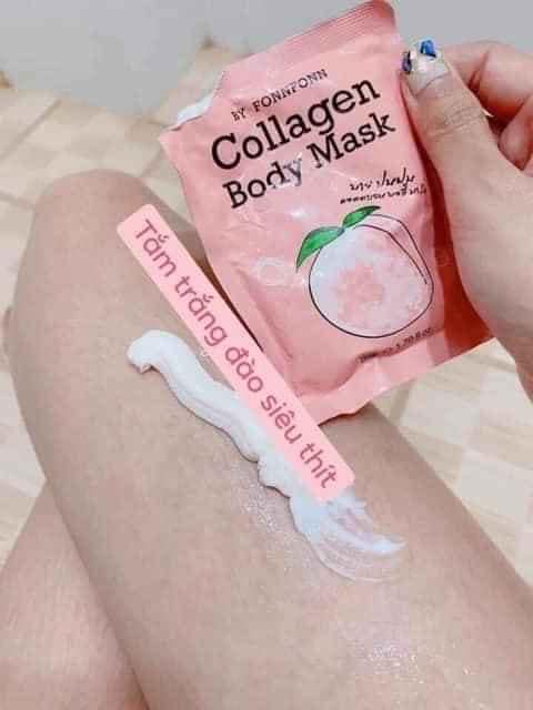 Ủ Trắng Trái Đào Collagen Body Mask