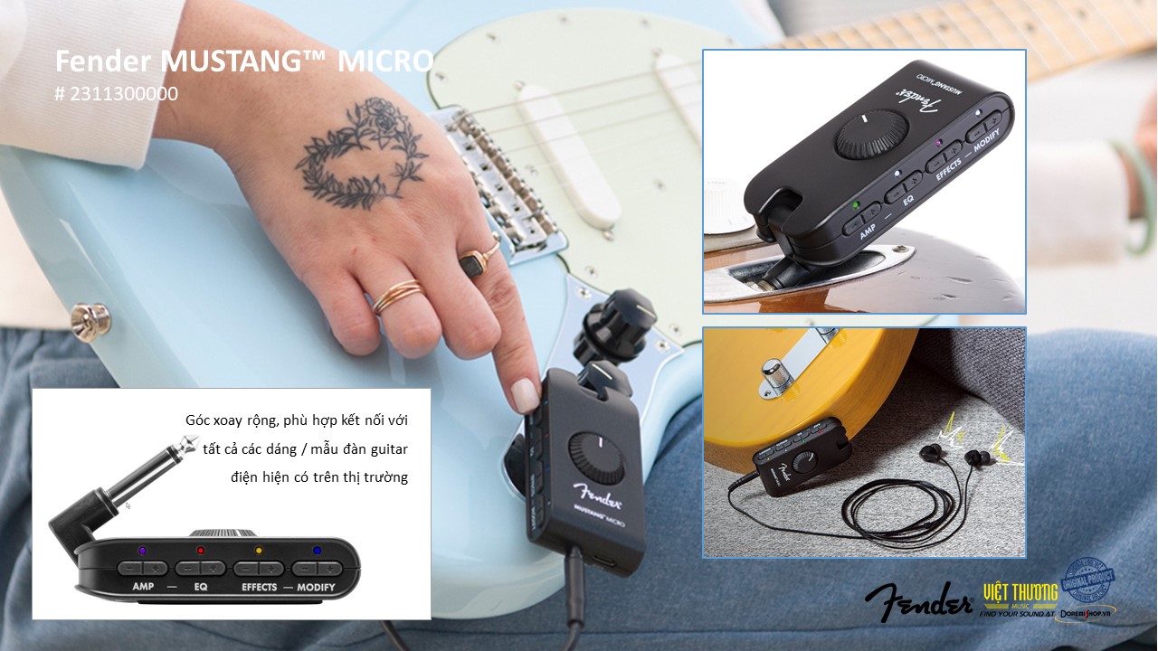 Guitar Headphone Amp Amplug Fender Mustang Micro