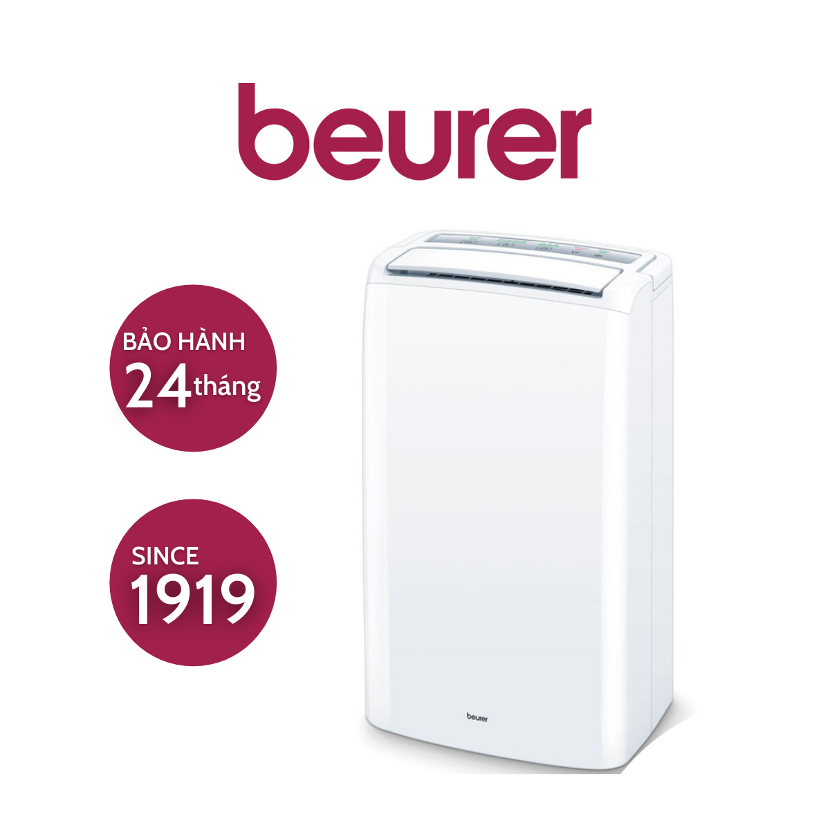 Máy hút ẩm Beurer LE30 công nghệ Đức thiết kế sang trọng, dễ tháo lắp