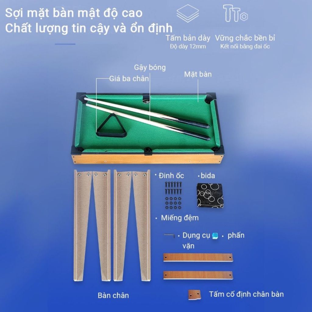 Bàn bi-a Mini dành cho trẻ em 34CM 69CM 90CM