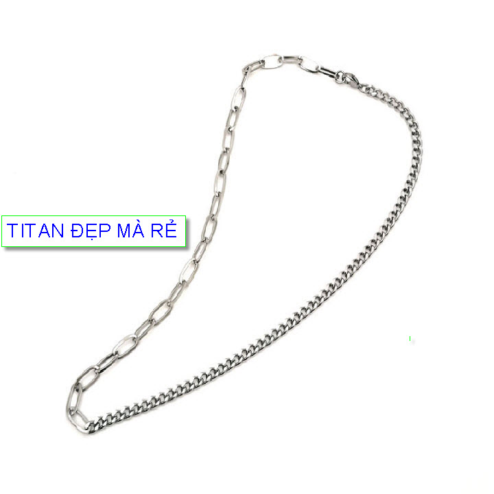 Eye pendant chain male titanium wire type 2 eyelets-commitment 1 Đổi 1 if rust