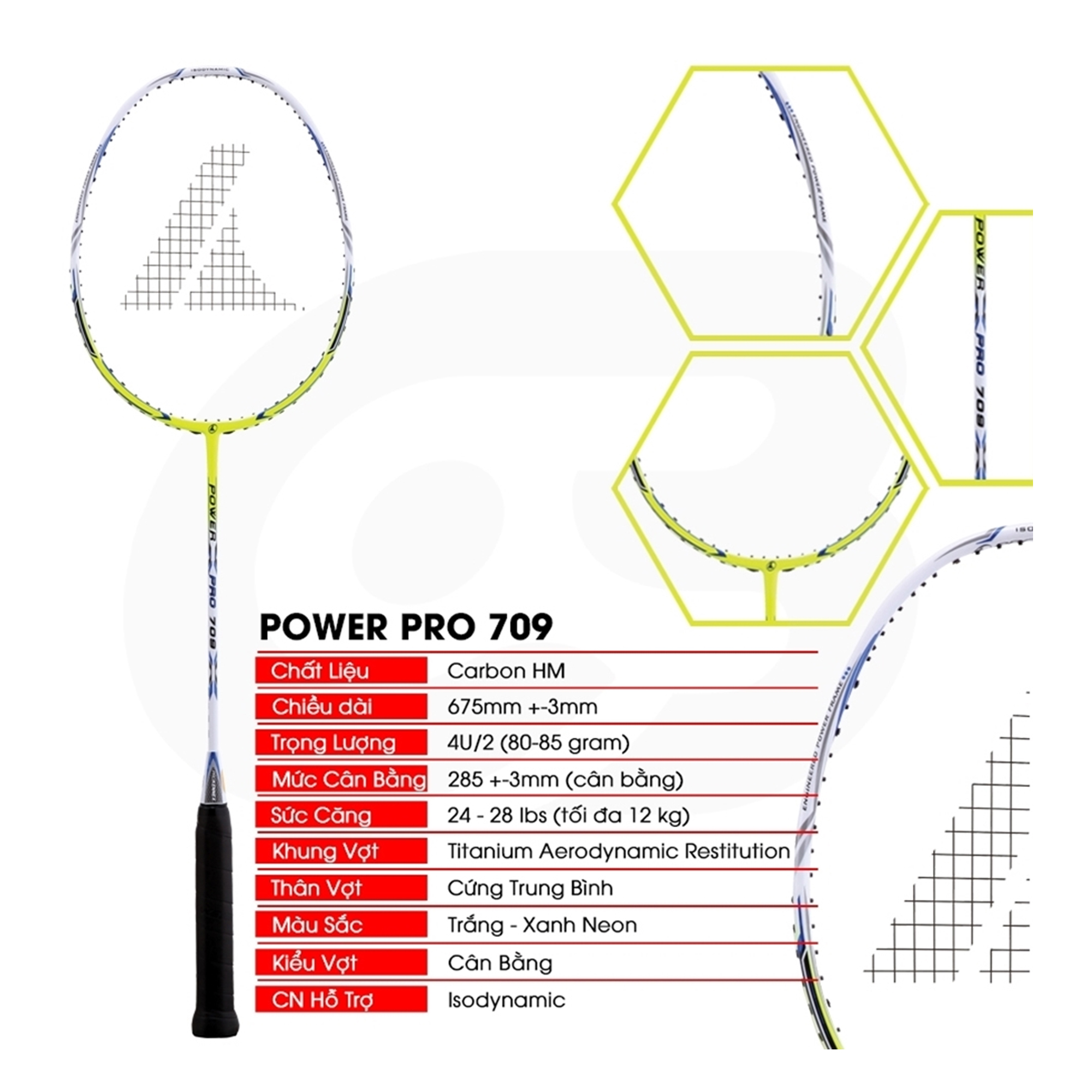 Vợt cầu lông ProKennex POWER PRO 709 4U