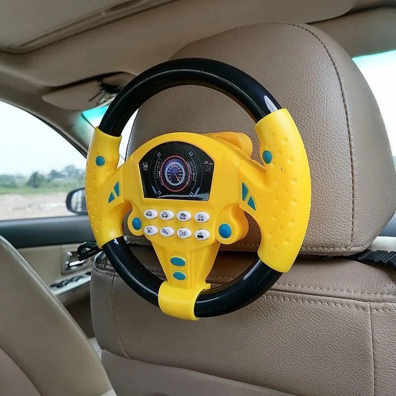 Đồ Chơi Vô Lăng gắn xe hơi xoay 360 độ Cho Bé có âm thanh - Smart Baby