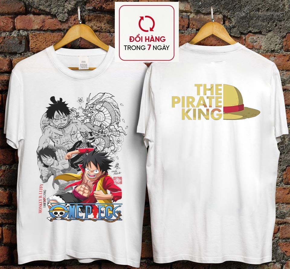 [HCM](Siêu Phẩm) Áo Luffy Thun Cotton Mềm Mịn Cực Độc Áo One Piece Luffy Mũ Rơm Cực Đẹp