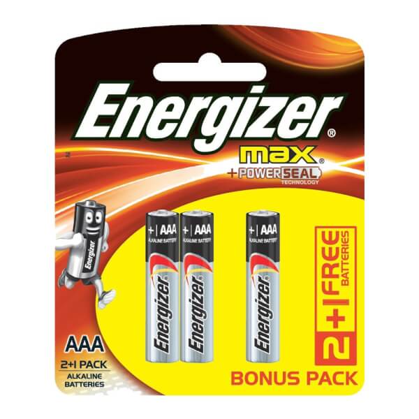 Pin Energizer Max AA/AAA E91BP2+1 (vỉ 2+1) CHÍNH HÃNG