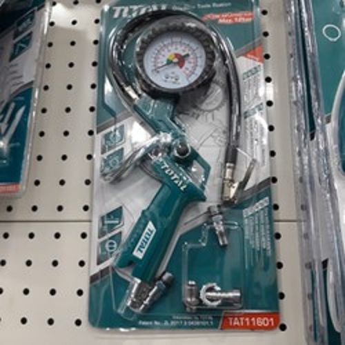 Total - tat11601 dụng cụ bơm lốp xe ô tô dùng khí ≤150 psi