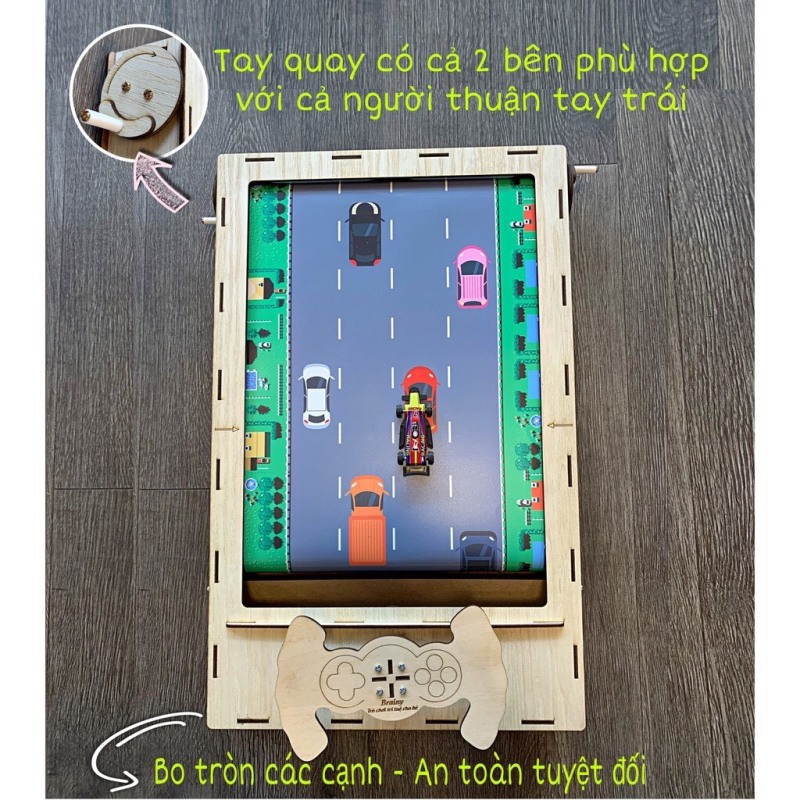 [CHUẨN LOẠI 1] Xe đua bằng gỗ, đường đua xe cho bé, xe đua handmade cho bé, đồ chơi xe đua, xe đua đồ chơi