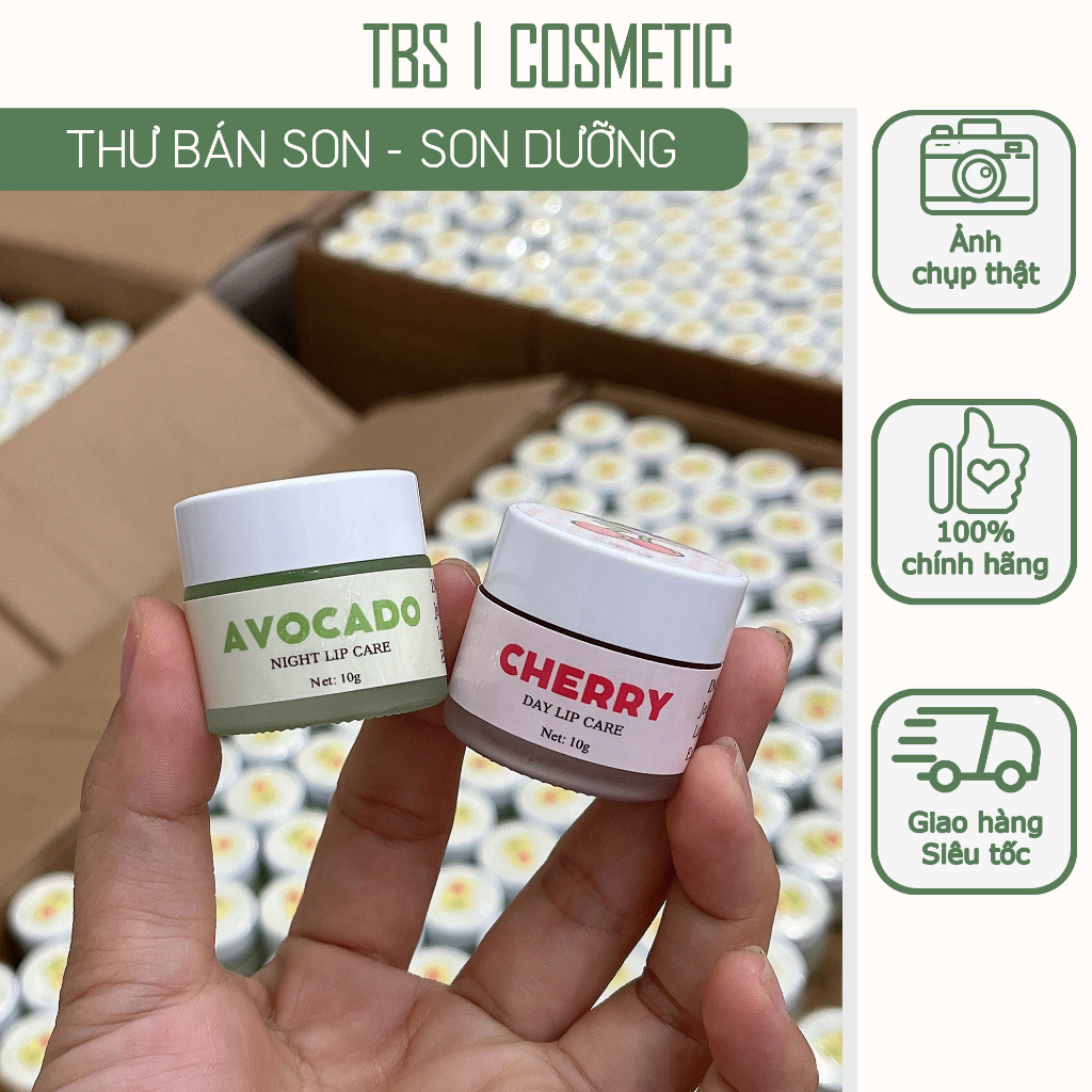 SON DƯỠNG MÔI CHERRY VÀ BƠ
