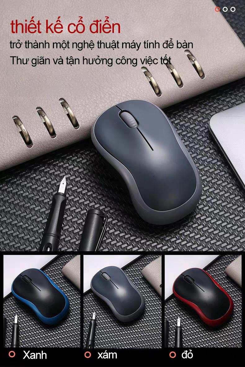 Chuột không dây Logitech M186 Kèm Pin AA