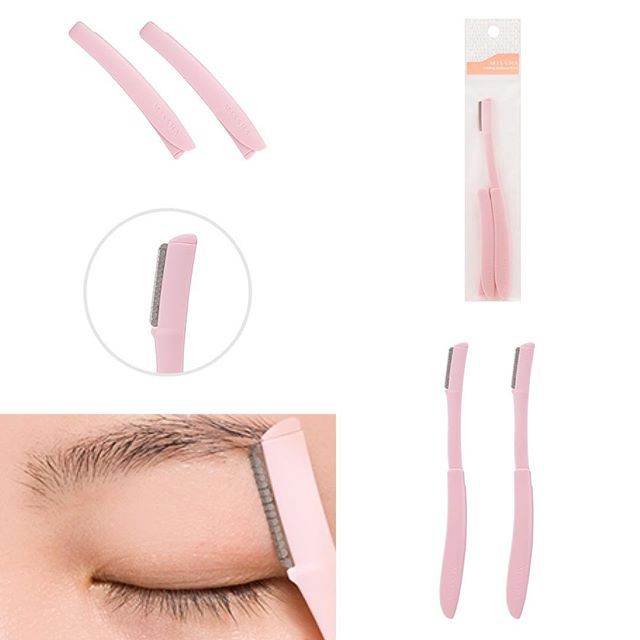 Set 2 Dao Cạo Chân Mày Missha Folding Eyebrow Knife