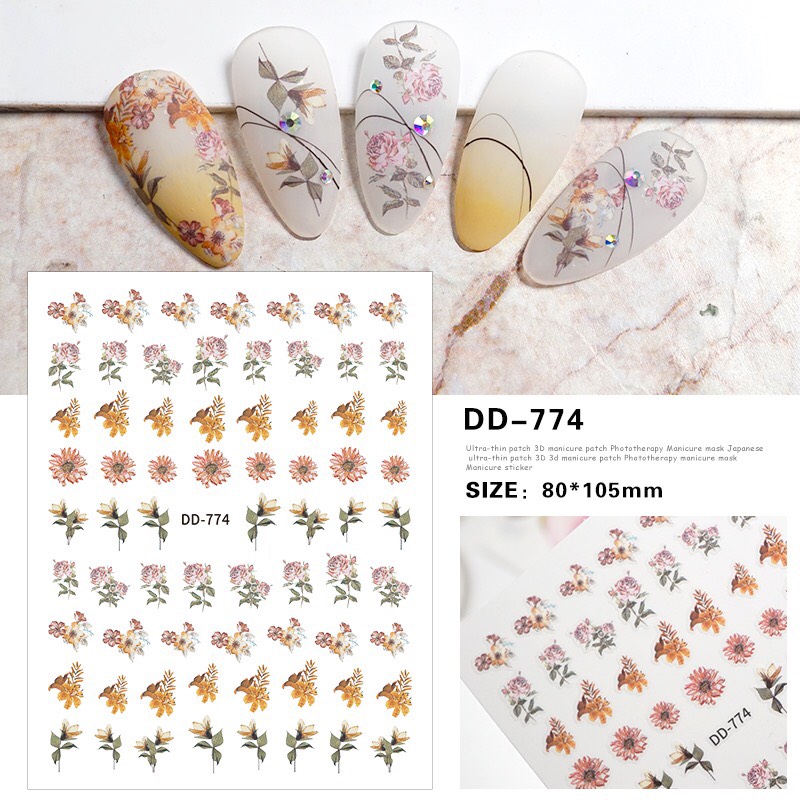 Sticker Dán Móng Nhiều Mẫu Hot - Naill937