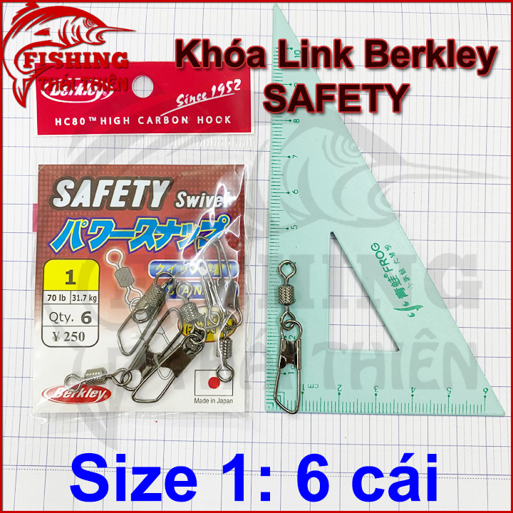 [HCM]Khóa link câu cá Berkley Safety