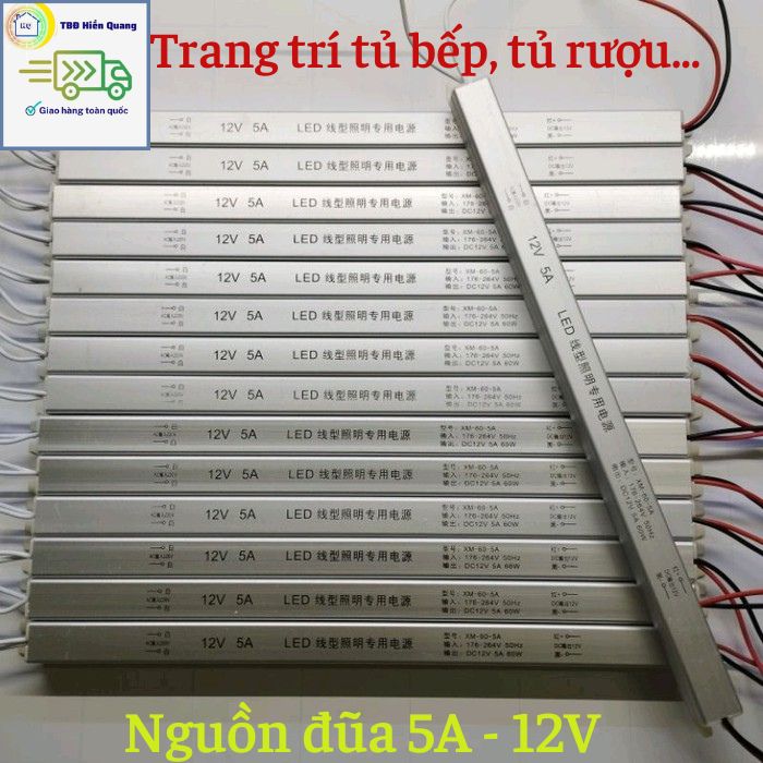 Nguồn led đũa 12V - 2A, 3A, 5A