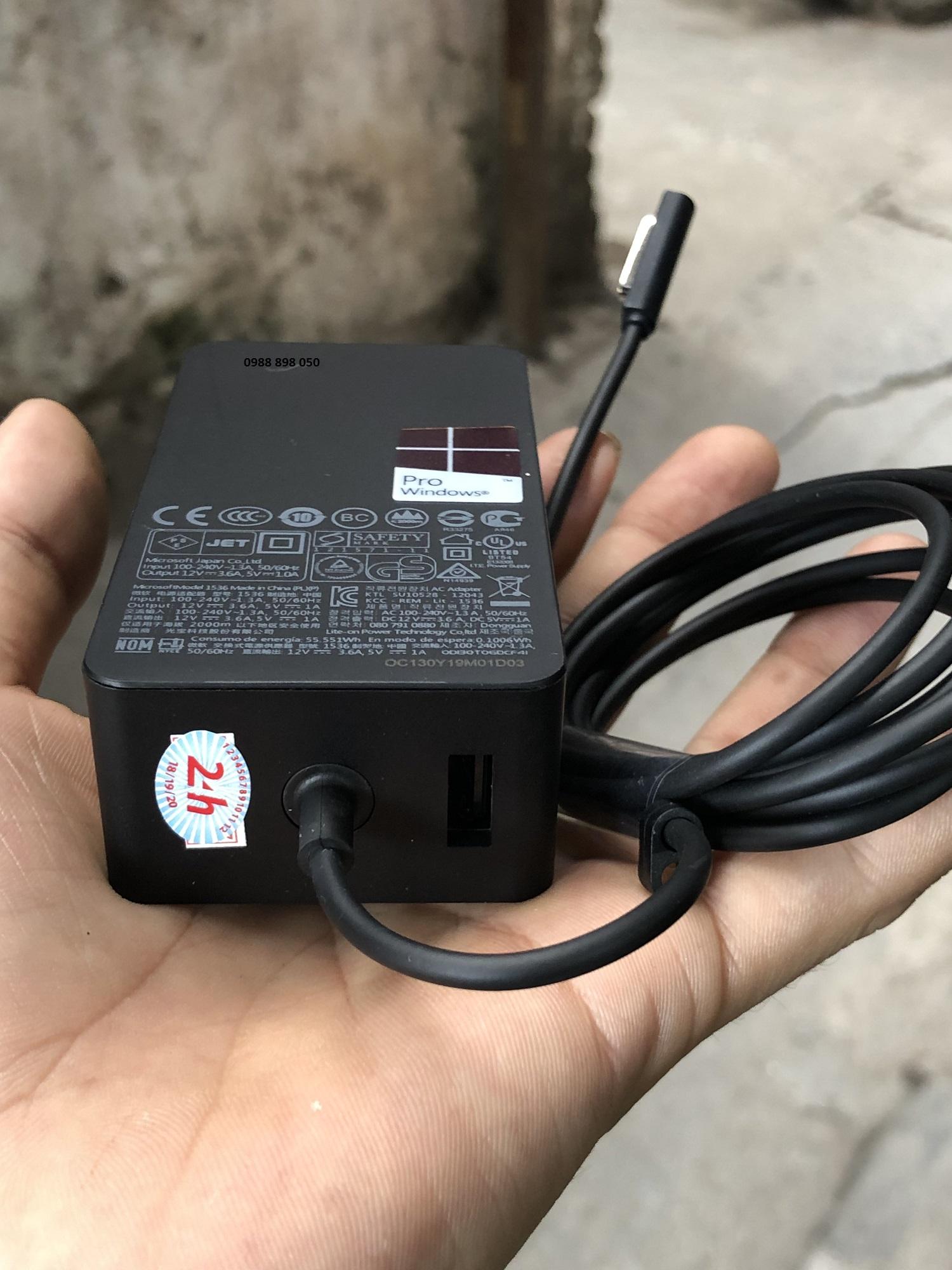 SẠC MICROSOFT SURFACE PRO 1, 2 BẢN GỐC